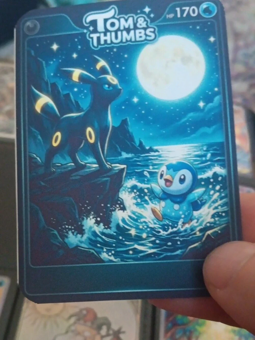 Umbreon V Pokémon TCG Card - Blue/Black Moonlight Art